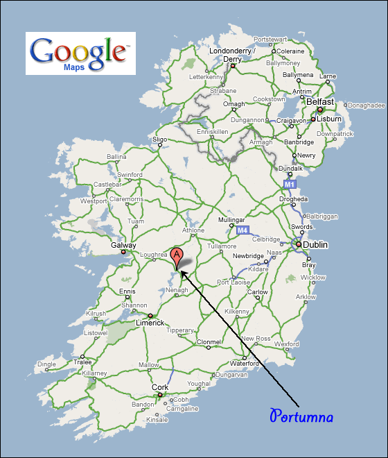 portumna-ireland-map
