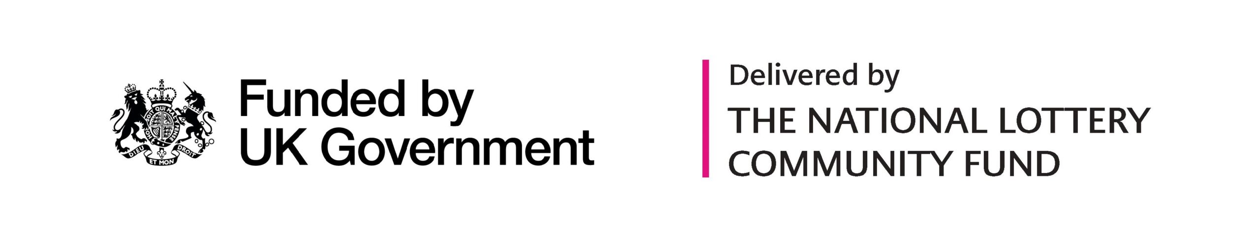 Funding logo for UK Government and The National Lottery Community Fund