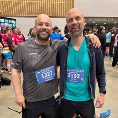 wSteve and Matt - MK Marathon - featured image