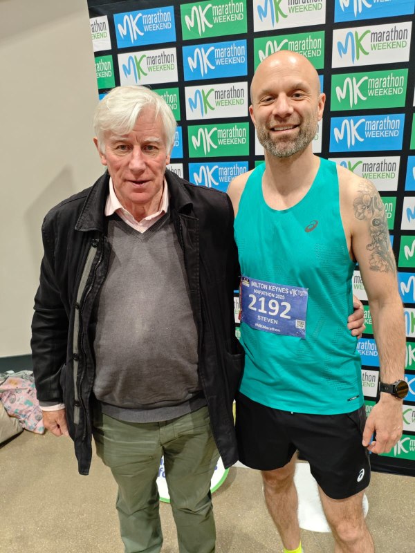 wSteve and Mossie - MK Marathon