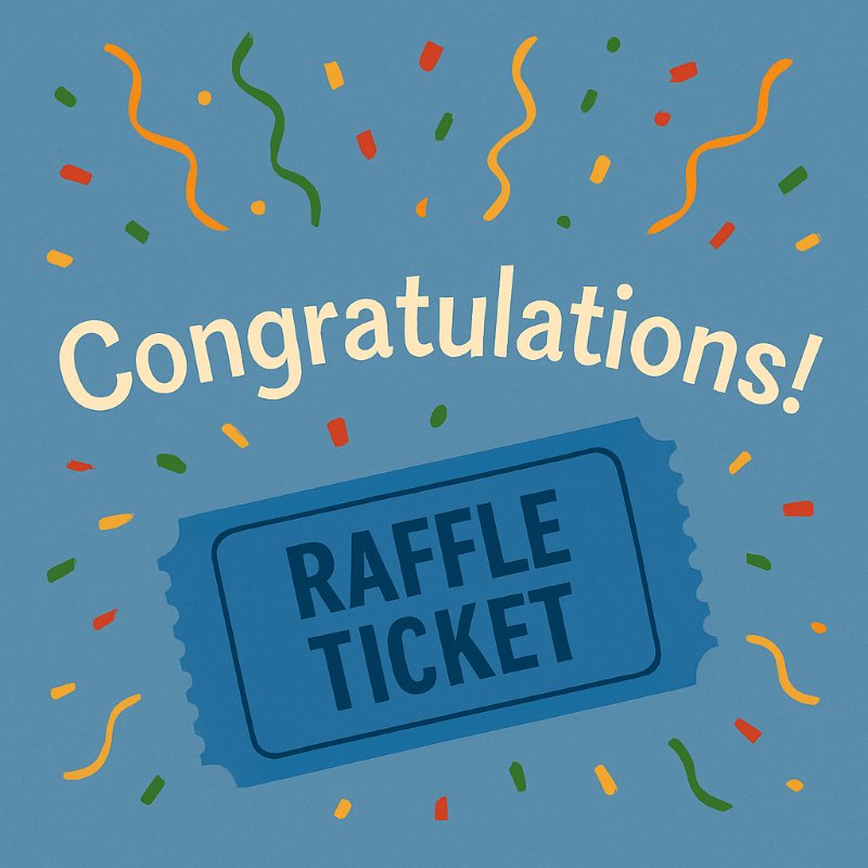 Congratulations to raffle winners | Kairos Community Trust