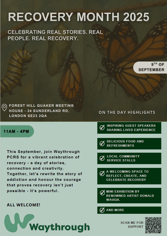 wWaythrough, Lewisham - Recovery Month, 2025 wWaythrough, Lewisham - Recovery Month, 2025