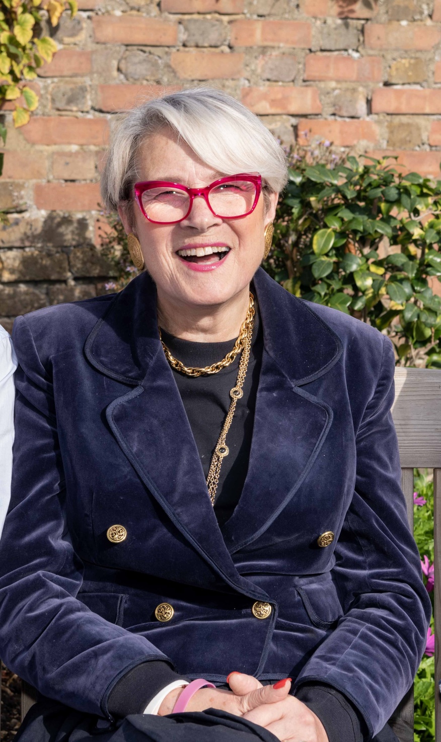 wGillie at GDP Outgoing Deputy Manager Gillie Sliz in the garden of the Garden Day Programme